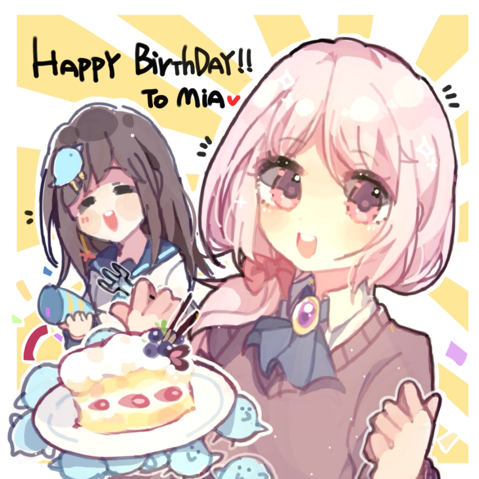 Mia 生日贺图