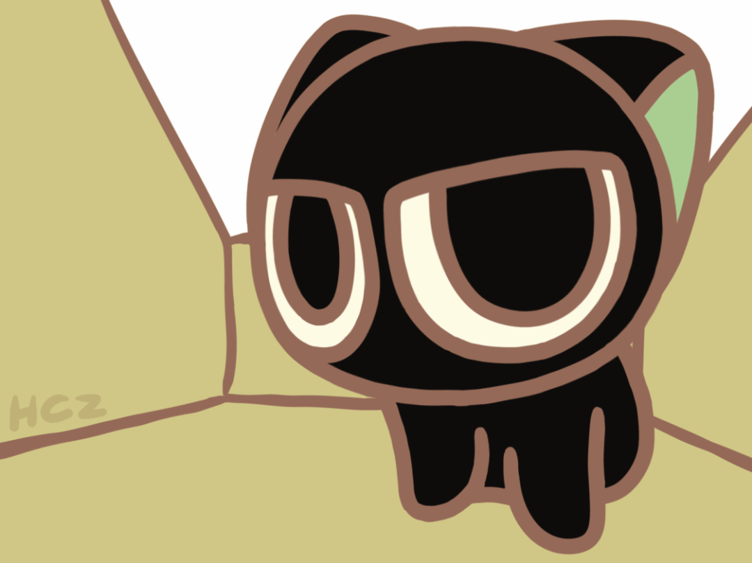 小黑版本的 CHIPI CHIPI CHAPA CHAPA 猫猫动图